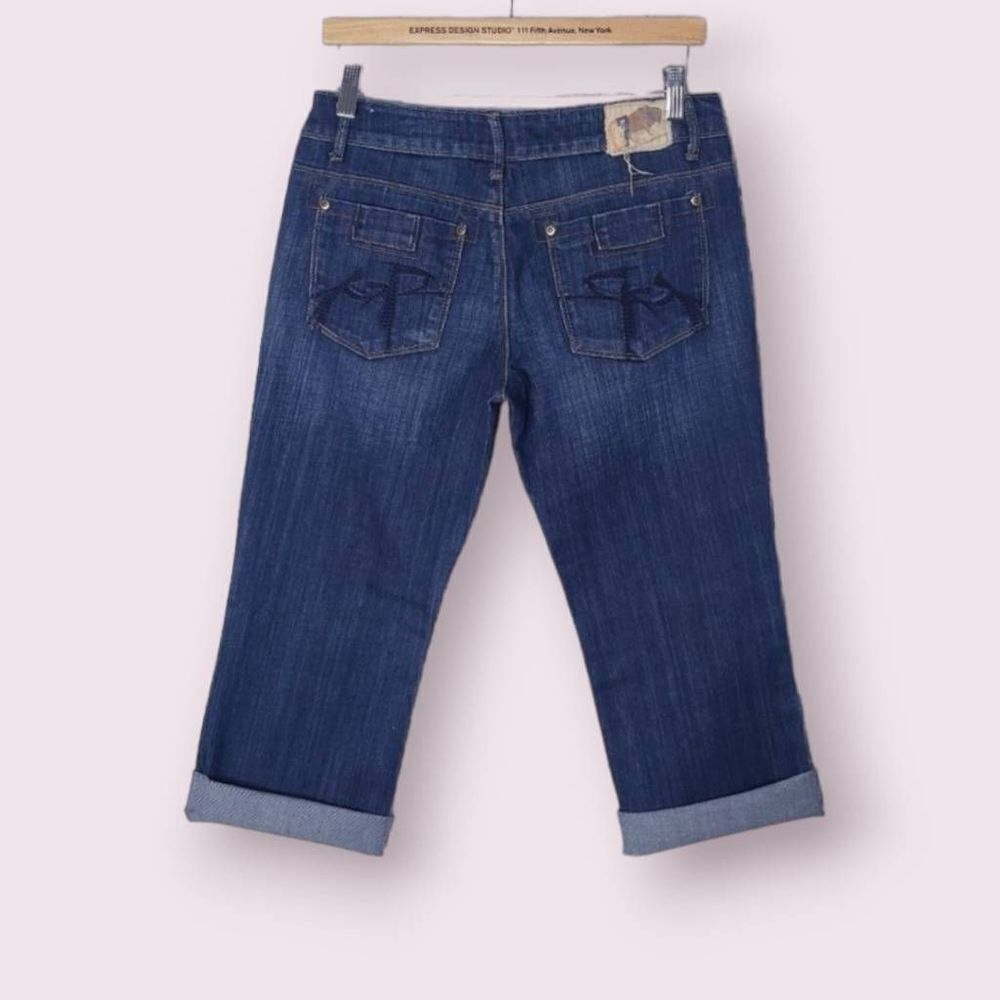 Chip and Pepper crop jeans cut off raw hem size 7 - Picture 1 of 11